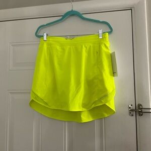 Lululemon Neon Yellow Athletic Skirt NWT
